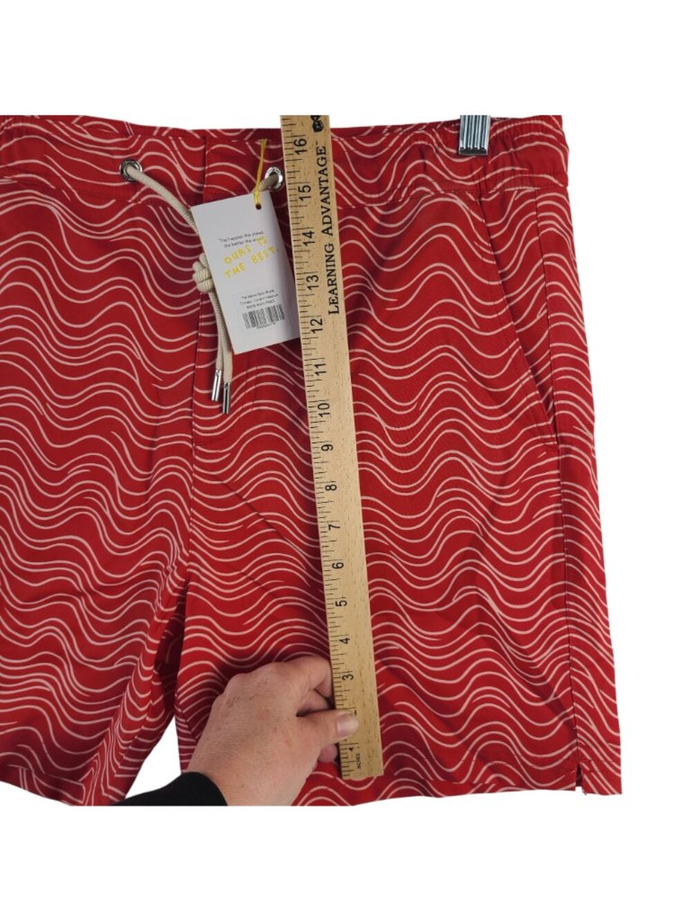 NEW The Merino Swim Shorts Crimson Current Sz Medium By Sheep Inc. - Picture 6 of 9